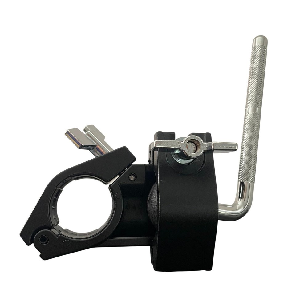 ROSS Percussion Drum Rack Clamp 1.5″ Multi-Purpose Cowbell Mount, Black