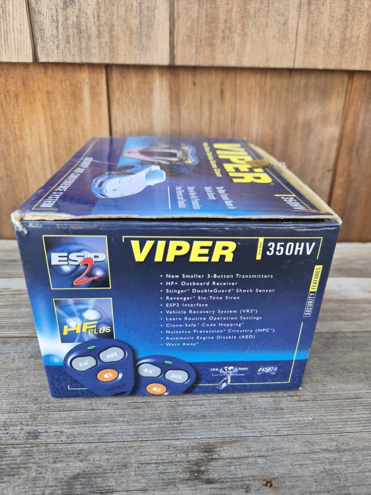 Viper 350HV Vehicle Security System in Original Box Complete Kit