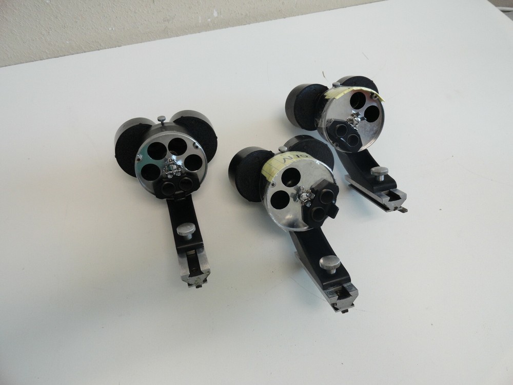 Lot of 3 American Optical Spencer Microscope Head