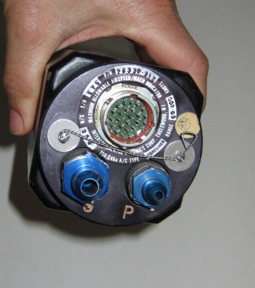 AIRCRAFT INDICATOR MACH INDICATOR INTERCONTINENTAL DYNAMICS P/N 26320-213