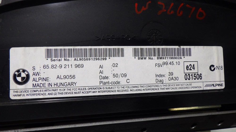 11 BMW 335i Info Screen 65829211969
