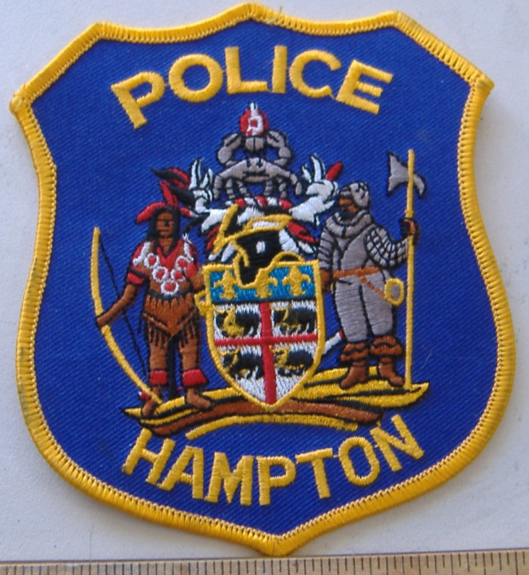 HAMPTON  MASSACHUSETTS  POLICE  FABRIC   PATCH