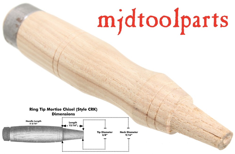 Ring Handle Amish Turned Extra Large Socket Chisel Hdl. - CRK - mjdtoolparts