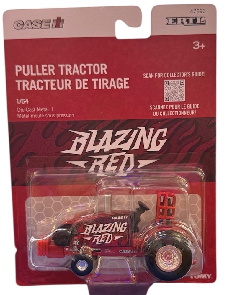 2025 ERTL 1:64 Scale PULLER CASE IH "BLAZING RED" Pro Stock Pulling Tractor NEW!