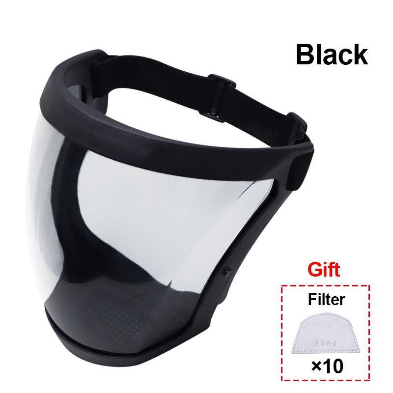 Transparent Face Shield Mask for Kitchen, Work Protection, and Daily Use