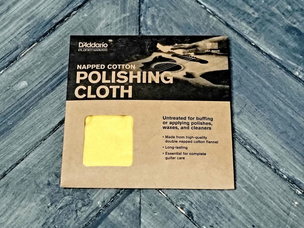 D'Addario PWPC2 Untreated Guitar Polish Cloth