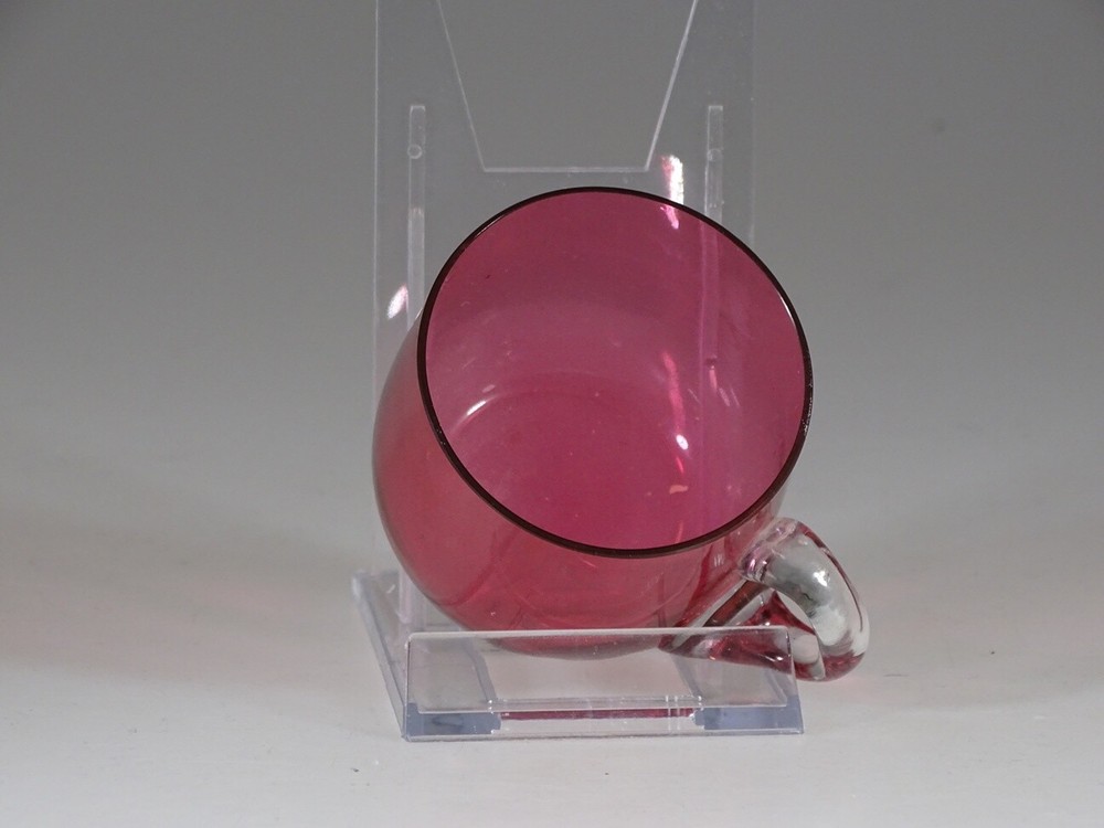 Victorian Cranberry Glass Punch Cup c.1890