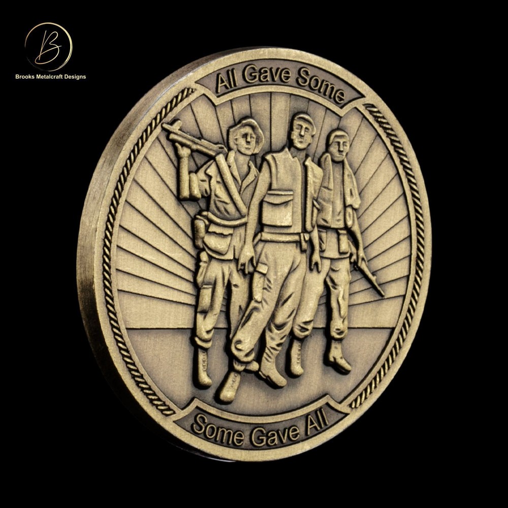 Vietnam Veteran Always Remember Challenge Coin
