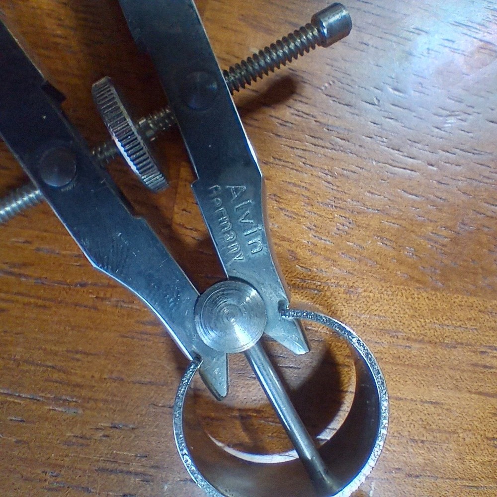 Alvin Germany 805 Master Bow Comb Compass Set Drafting Art Drawing Tools