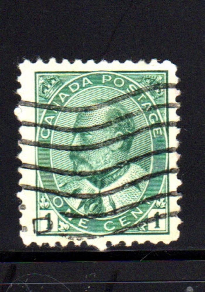 CANADA #89  1 CENT KING EDWARD V11    USED   b