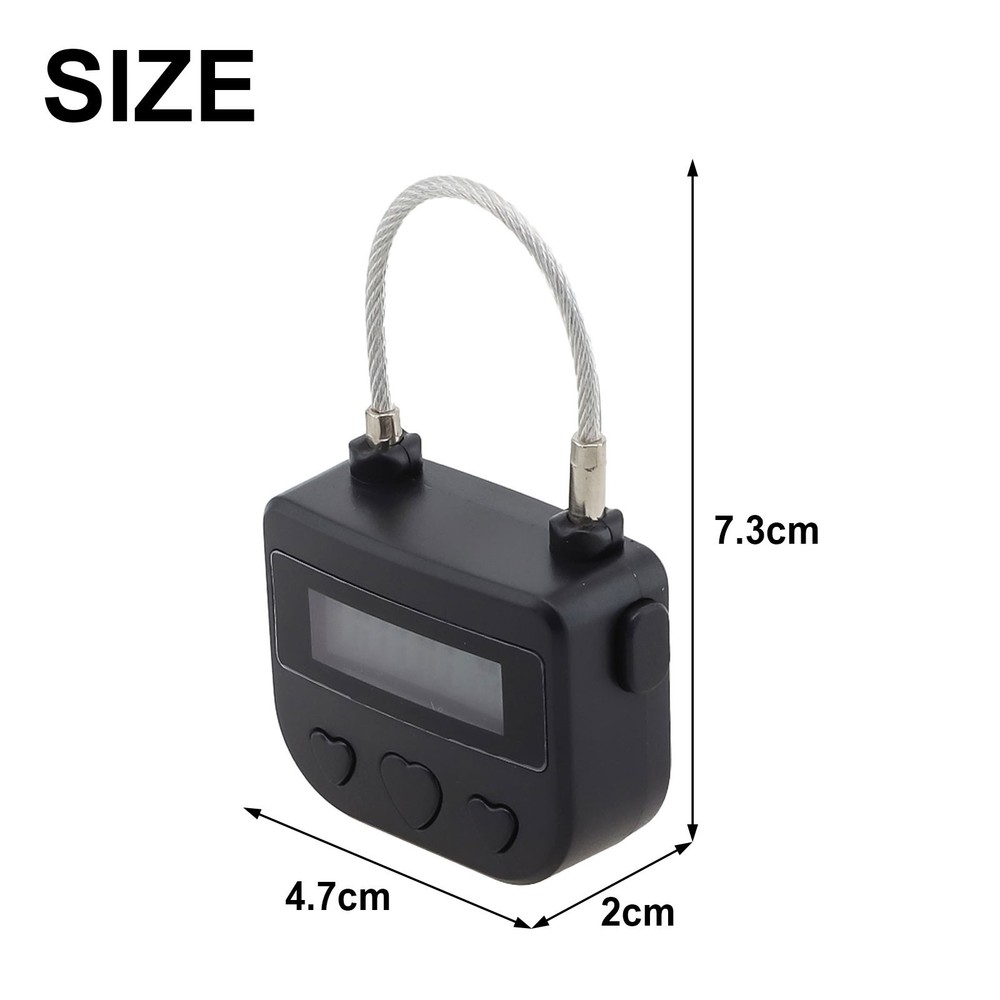 Multi Purpose Time Lock Waterproof USB Rechargeable Switch Padlock Parts
