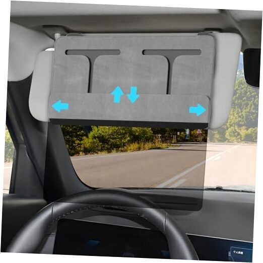 Polarized Car Sun Visor Extender, Upgraded Polarized Extender Sun Blocker GREY