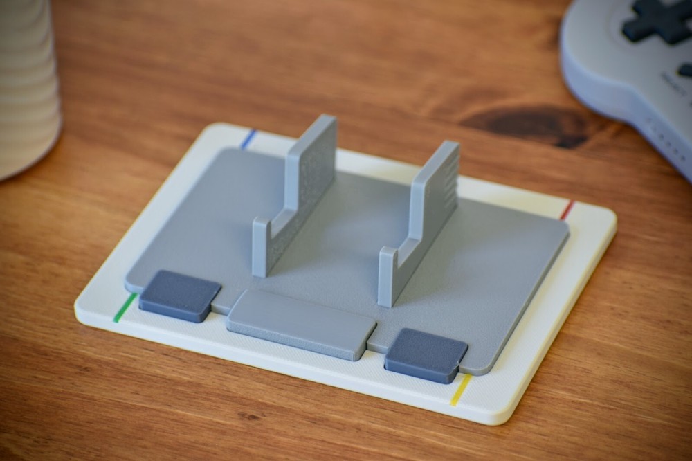 Nintendo Switch Online Super Famicom Controller Display Stand - 3D Printed