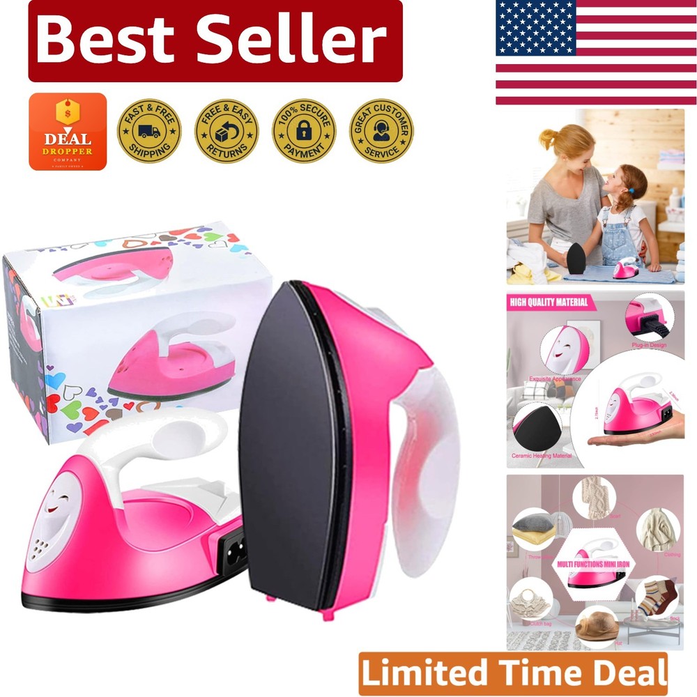 Professional Mini Heat Press Iron: Variable Temp for Smooth Ironing & Crafts