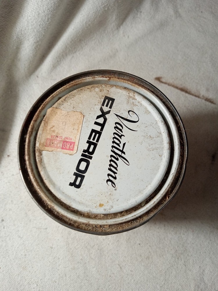 Vintage Flecto Varathane Liquid Plastic Tin