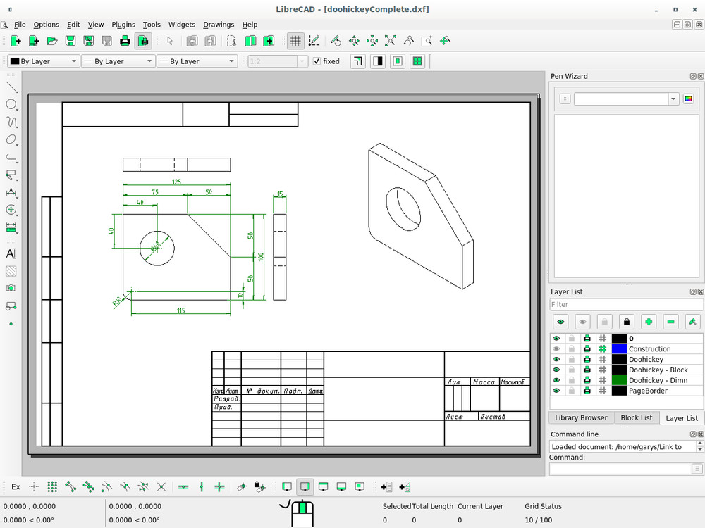 Libre Cad - 2D CAD Computer Aided Design Software Package for MAC on CD-ROM