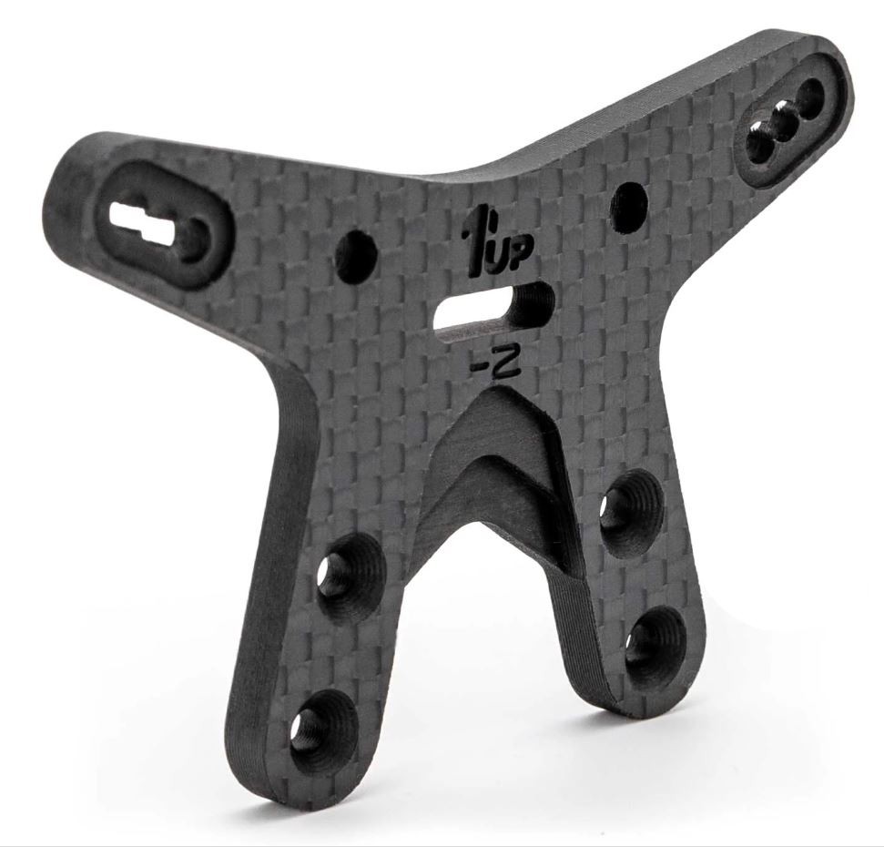 1Up Racing 15515 - CF1 Front Shock Tower for Associated B7 (-2mm)