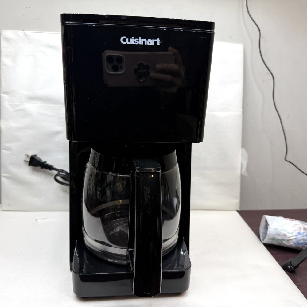 Cuisinart 14-Cup Programmable Drip Coffee Maker - Black Glass Carafe Reusable