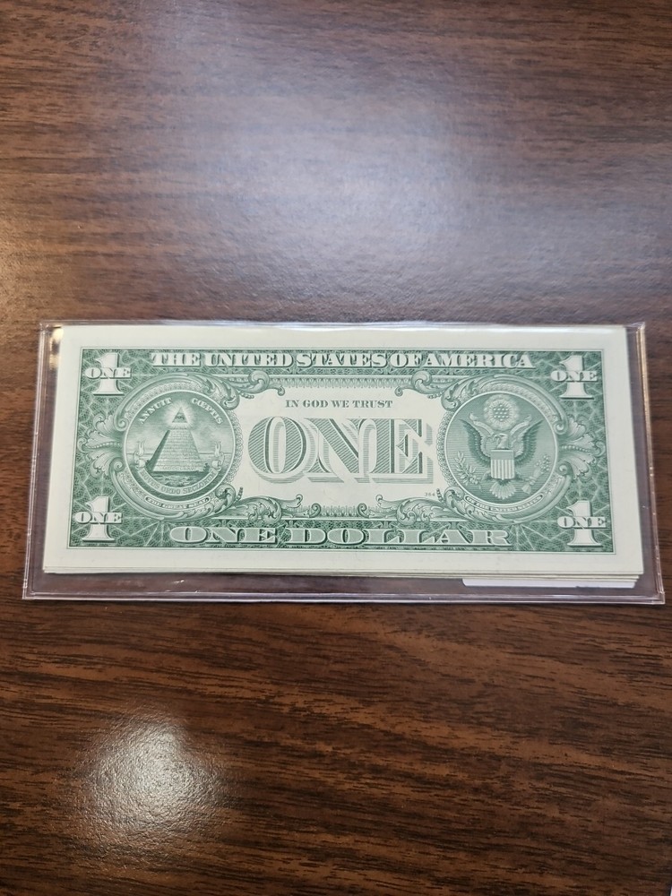 AU/CU Uncirculated 1957 One Dollar Silver Certificate
