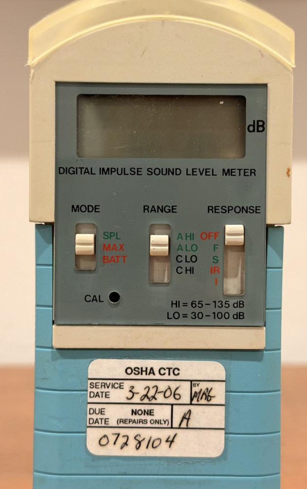 Casella CEL Instruments CEL-254 Digital Impulse Sound Meter FREE SHIPPING