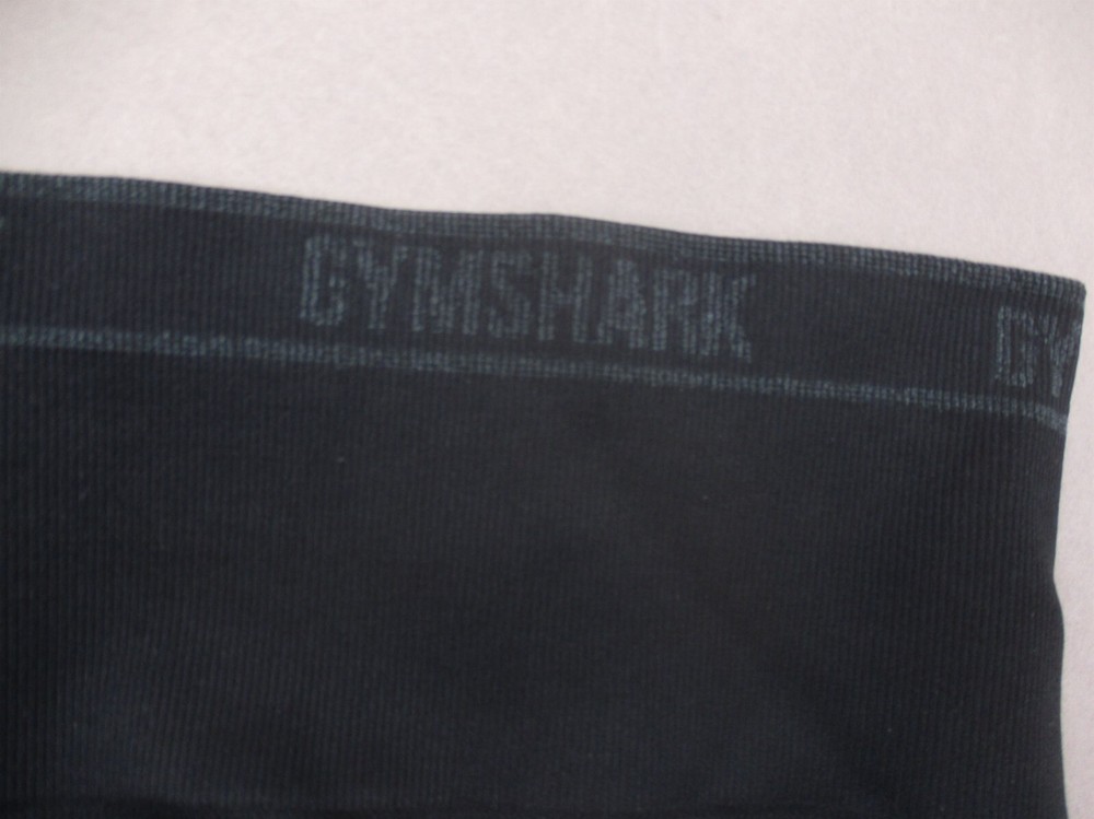 GYMSHARK Size S Womens BLK Pull On Stretch Waist Compression Baselayer Pants 305