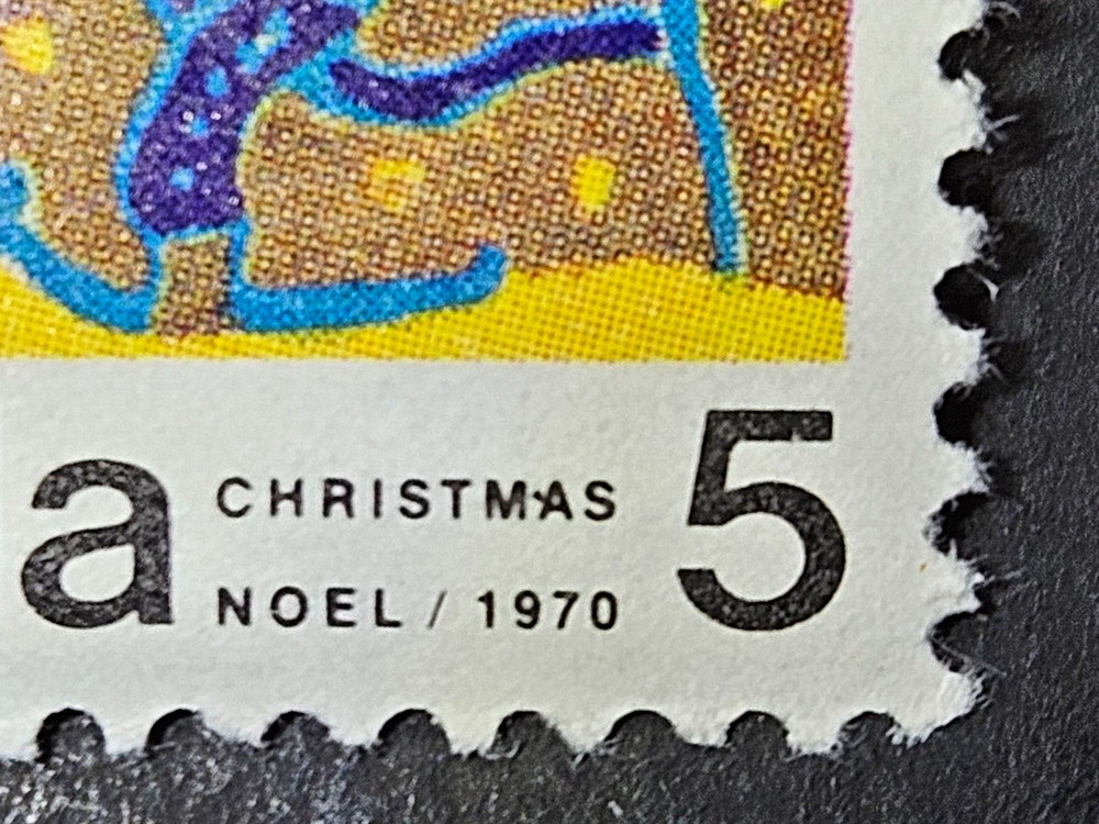 CANADA stamp ERROR - SCOTT#522i with iii(BLACK DOT BETWEEN M&A) MNH