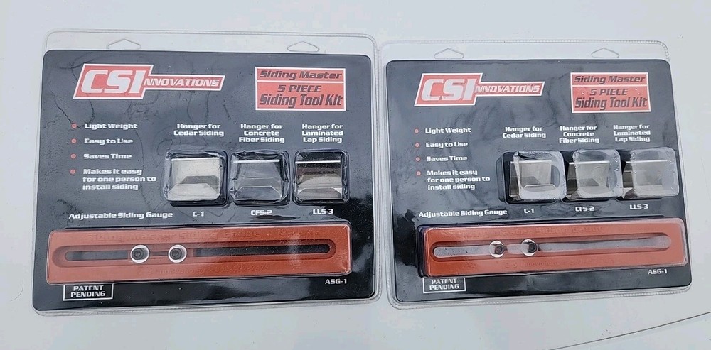 2- CSI 5 PIECE SIDING INSTALLATION TOOL KIT - CS Innovations