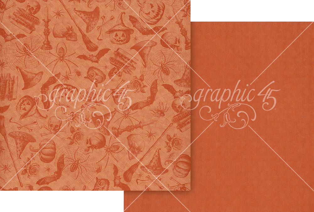 GRAPHIC 45 *GHOSTLY GREETINGS* COLLECTION BUNDLE ~ FALL HALLOWEEN *SHIPS FREE*