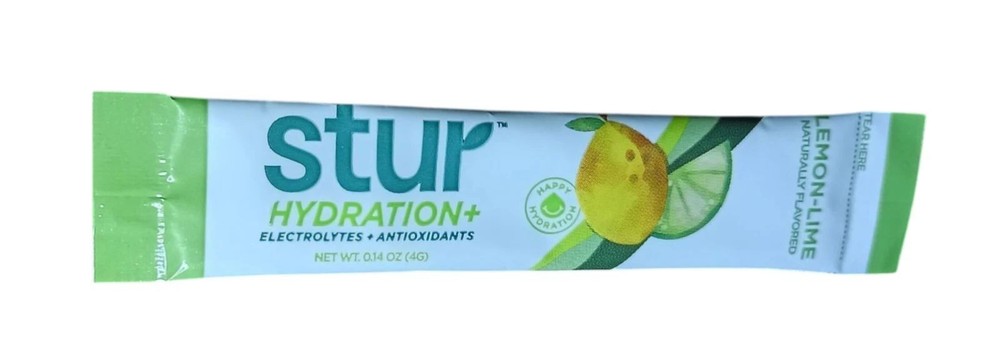Stur Electrolytes Powder Hydration Packets Lemon Lime-16 Sticks