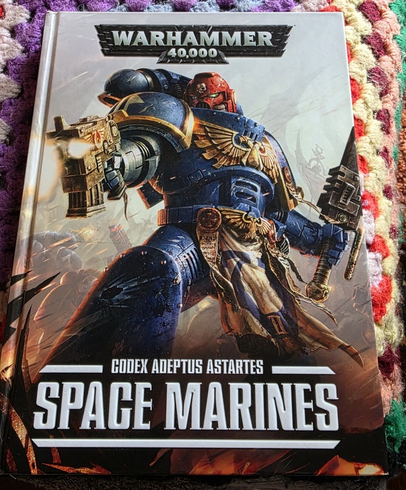 Warhammer 40k Codex adeptus astartes Space Marines hardcover book