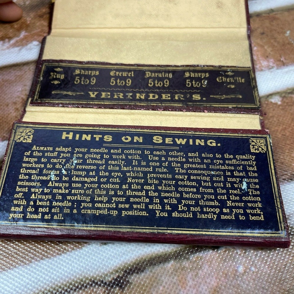 Vintage Verinders Chenille Needle Kit