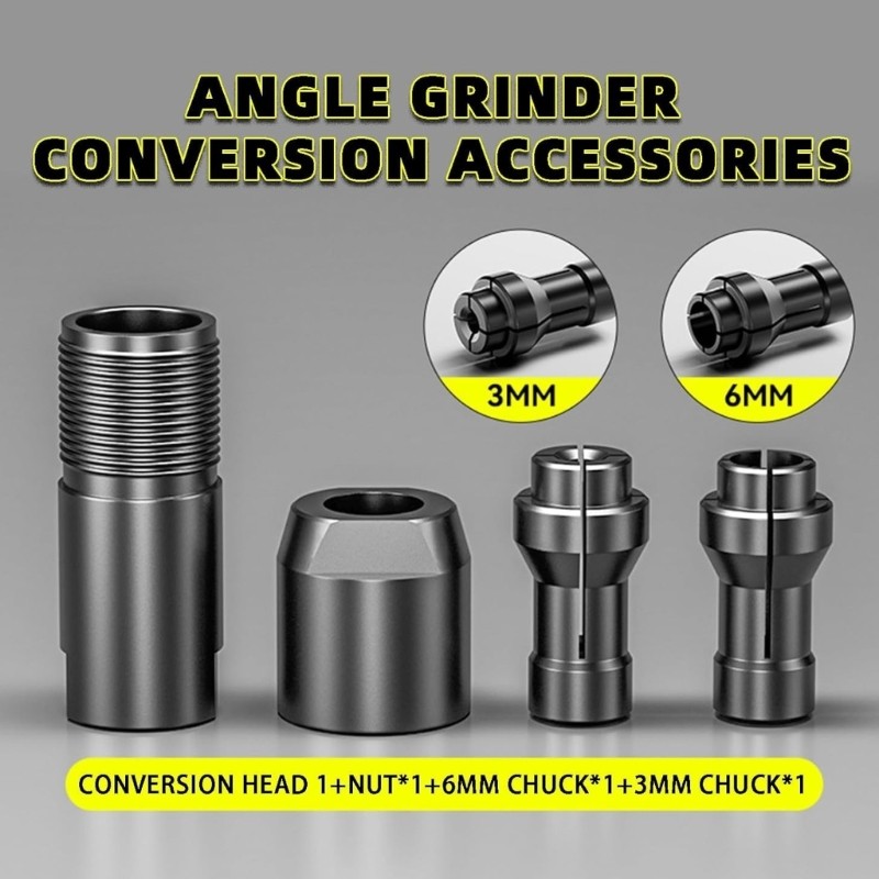 Accuracy Engineered Steel Grinder Adapter Universal Compatibility M10 Thread