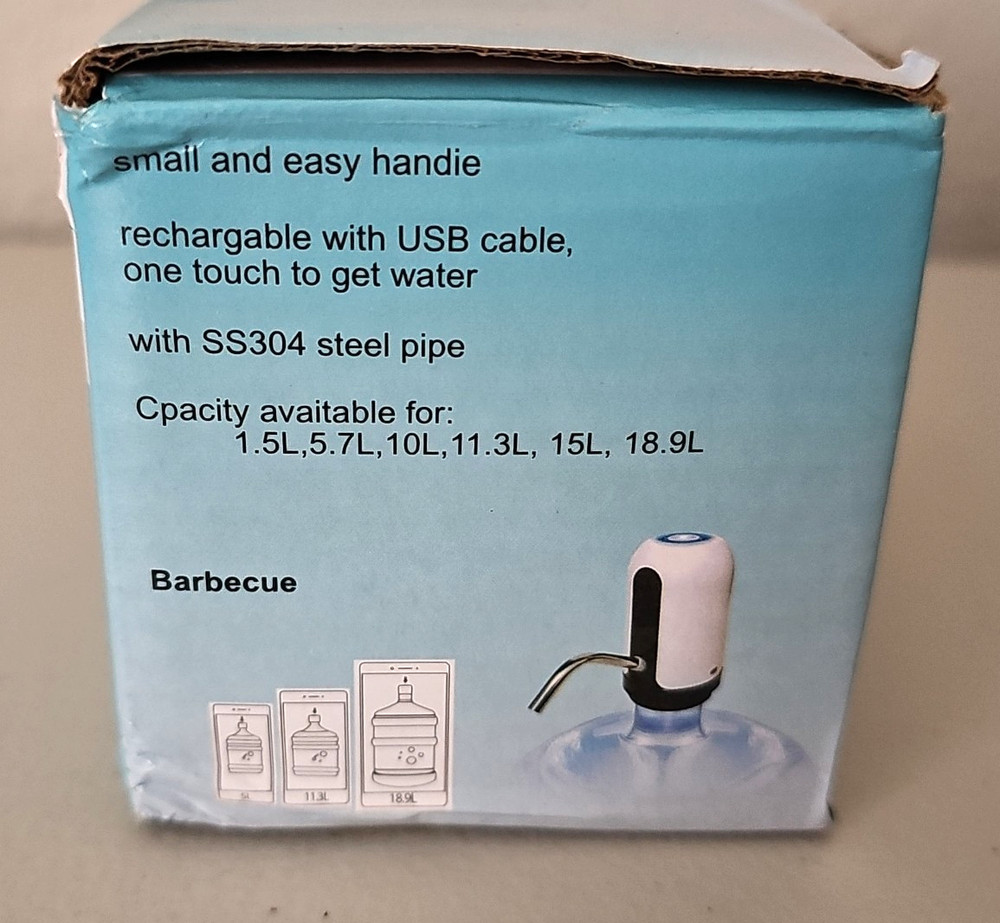 Water Pump Electric Automatic Dispenser 5 Gallon USB Bottle Switch 1 Day Ship