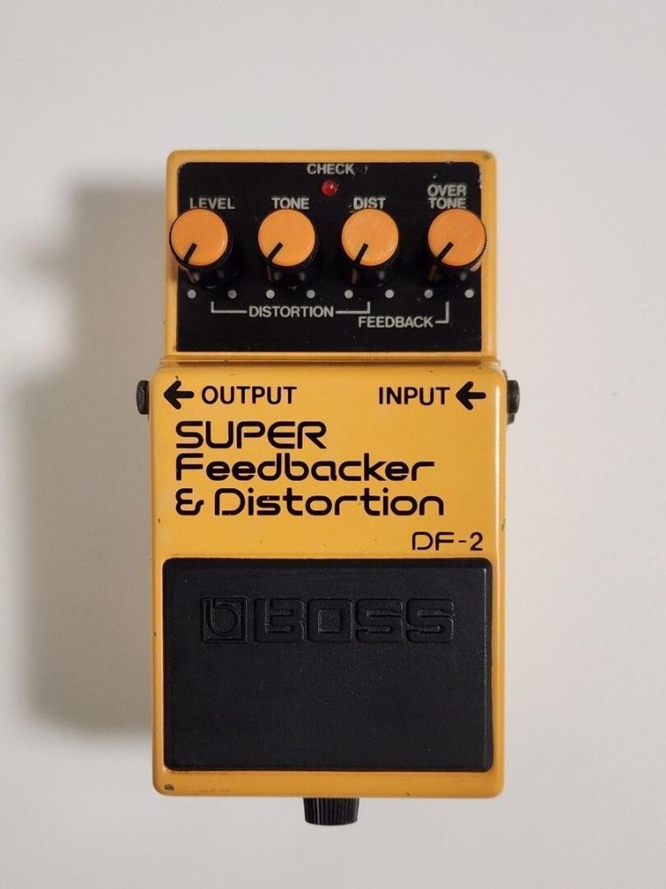 Boss DF-2 Super Feedbacker Distortion Guitar Pedal PSA Test Completed