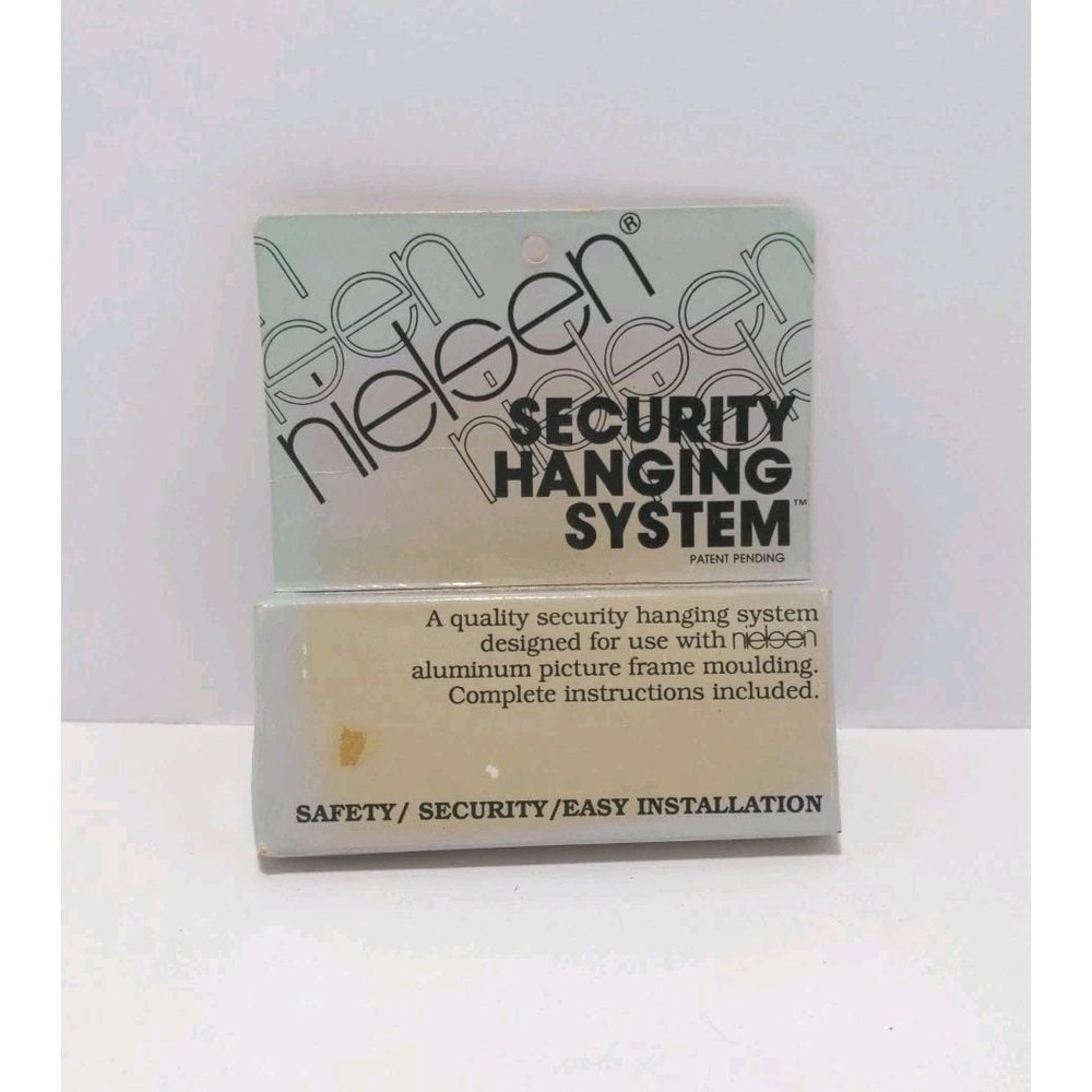 Nielsen Security Hanging System Kit Lock Key Aluminum Frames
