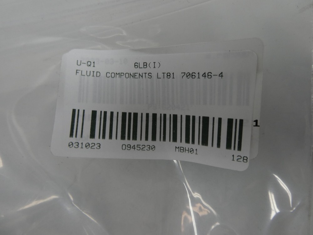 Fluid Components LT81 706146-4 Level Transmitter 120v-ac