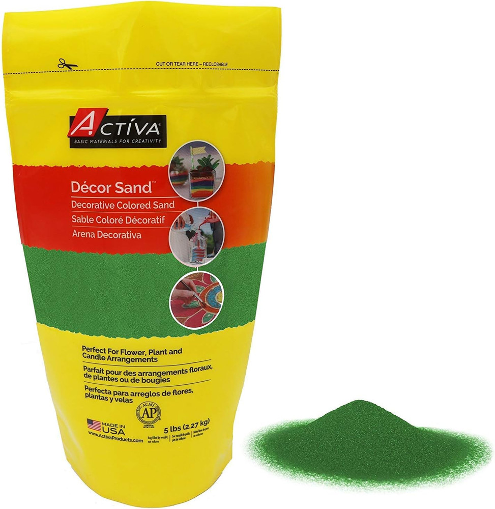 Scenic Sand, 5-Pound, Light Green,4557