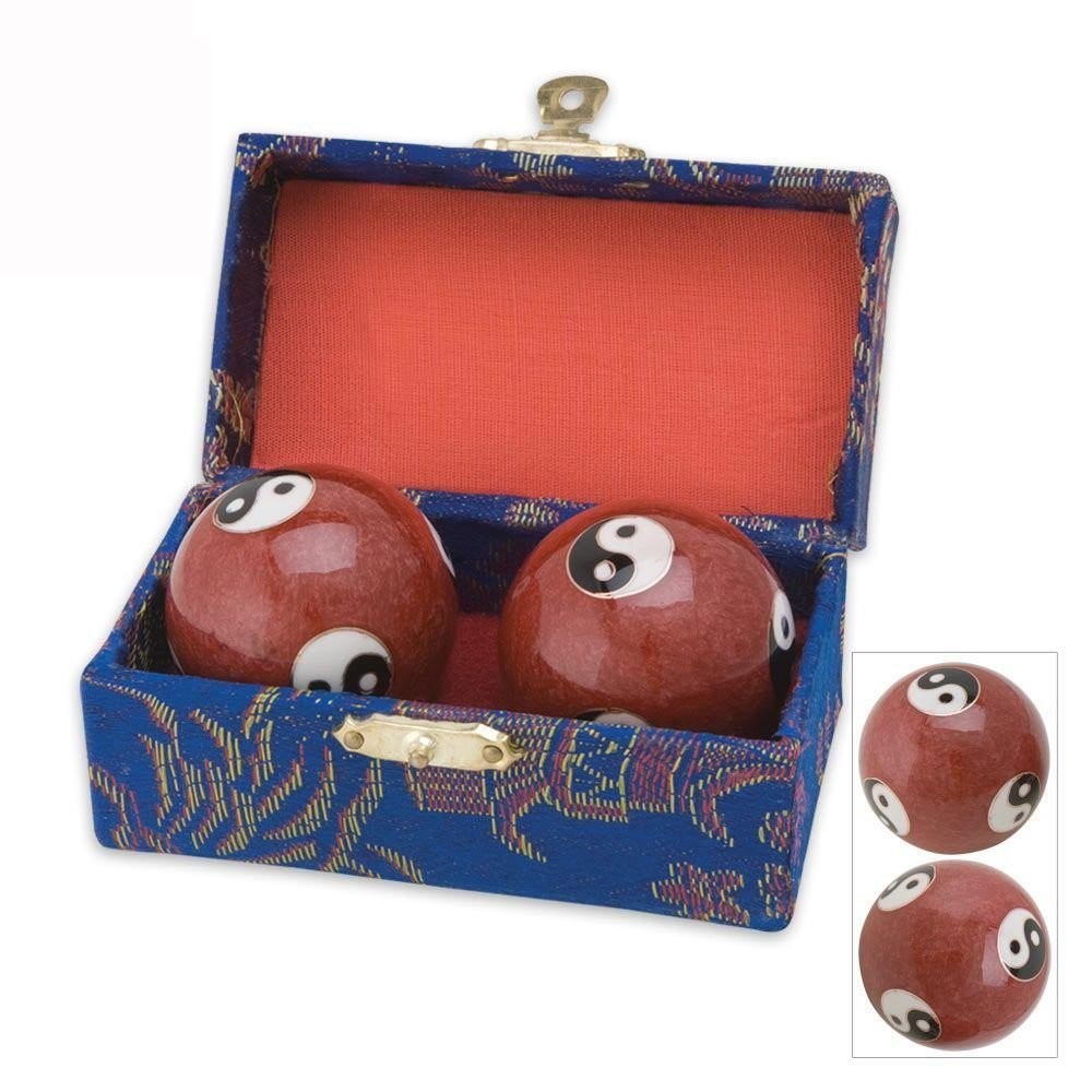 Holistic Hand Therapy Baoding Balls Set Stress Relief Exercise for Wellness