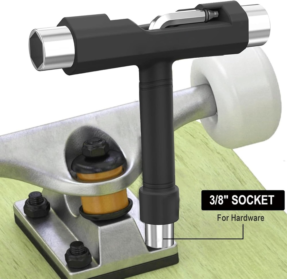 Professional Skate Tools, All-in-One Multi-Function Portable Skateboard T Too...