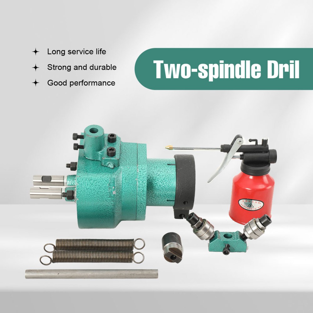 Two-Spindle Drill Adjustable Spindle Machine Multi-Head Drill Tapping Machine US