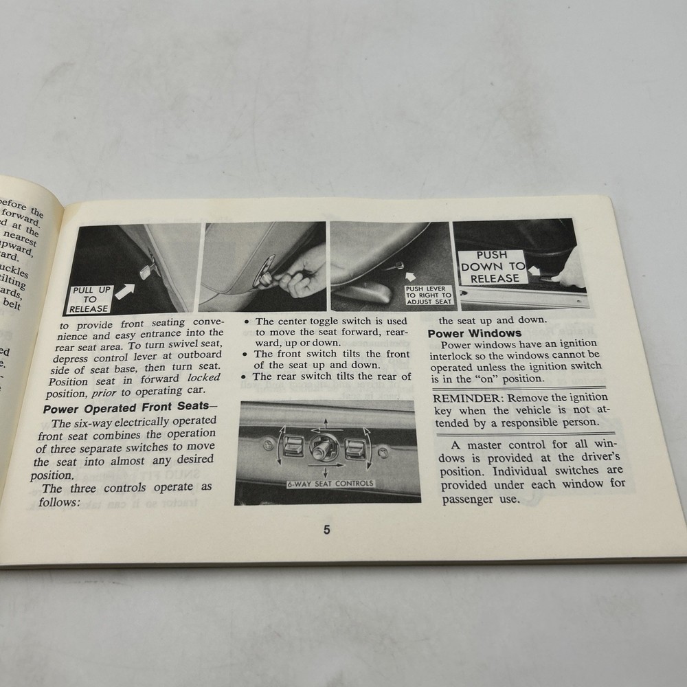 1973 Monte Carlo Owners Manual Original