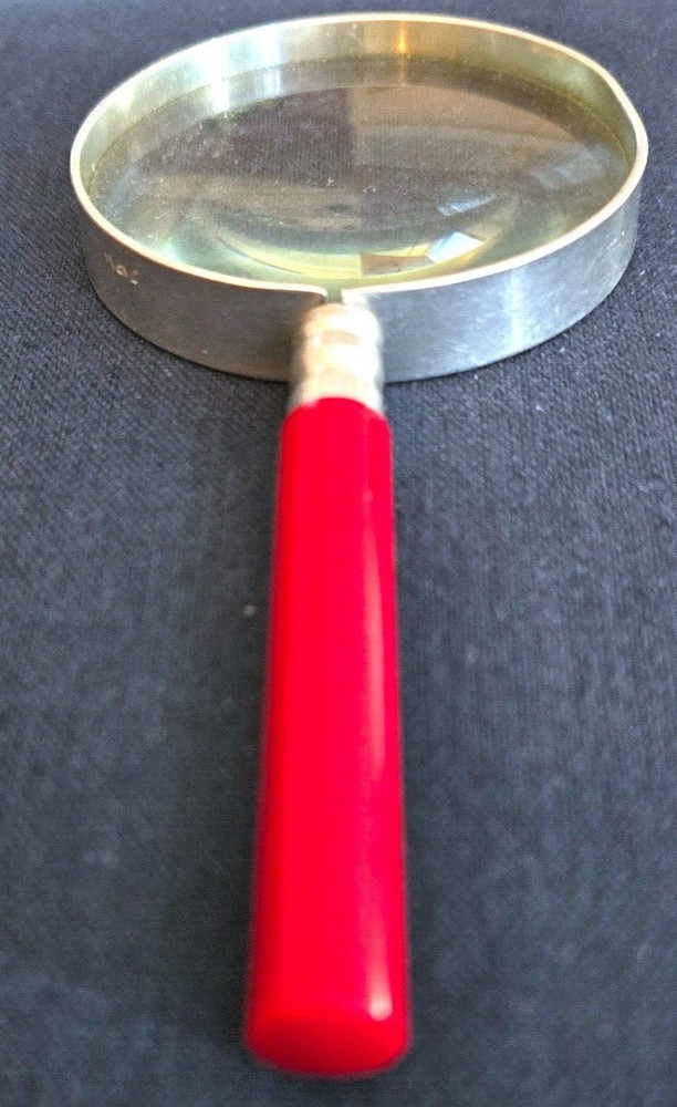 Red Handheld Magnifier