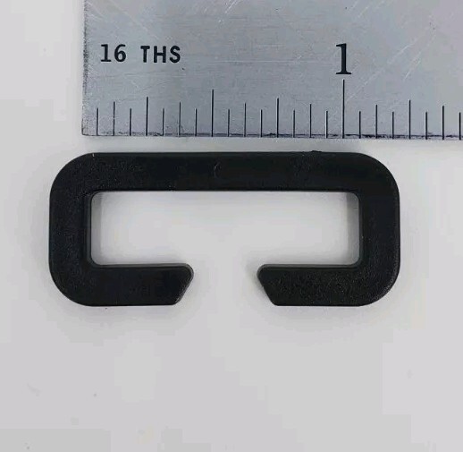 10 Pack 1 Inch (25mm) Loop Loc Split Fastex Repair Black
