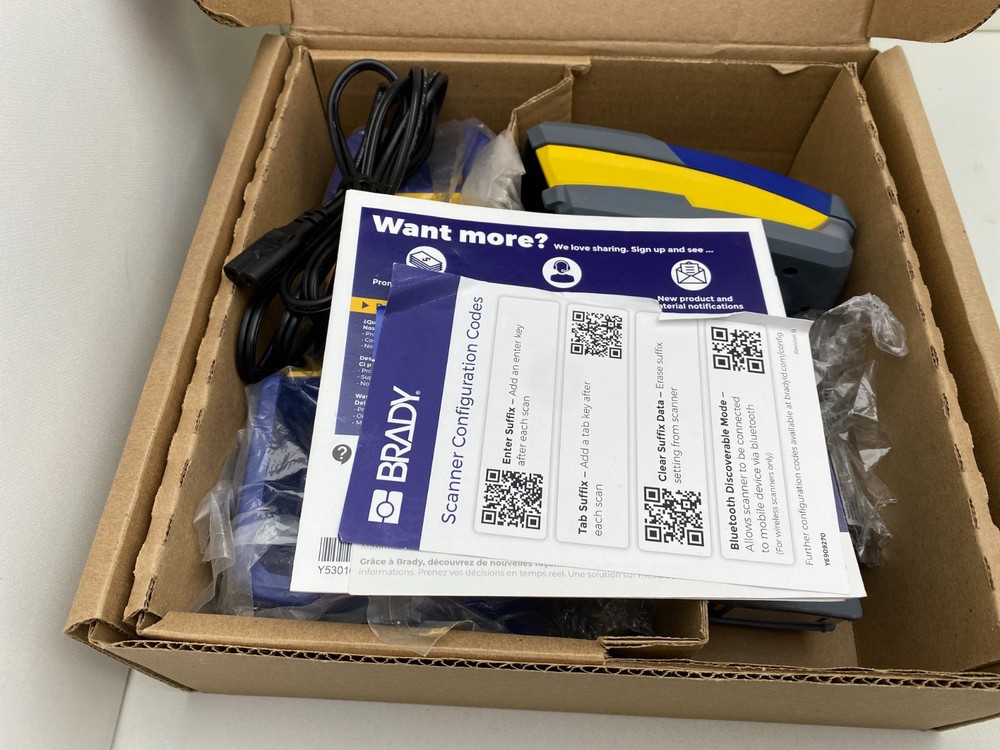 Brady V4500 - Kit - barcode scanner - 177229