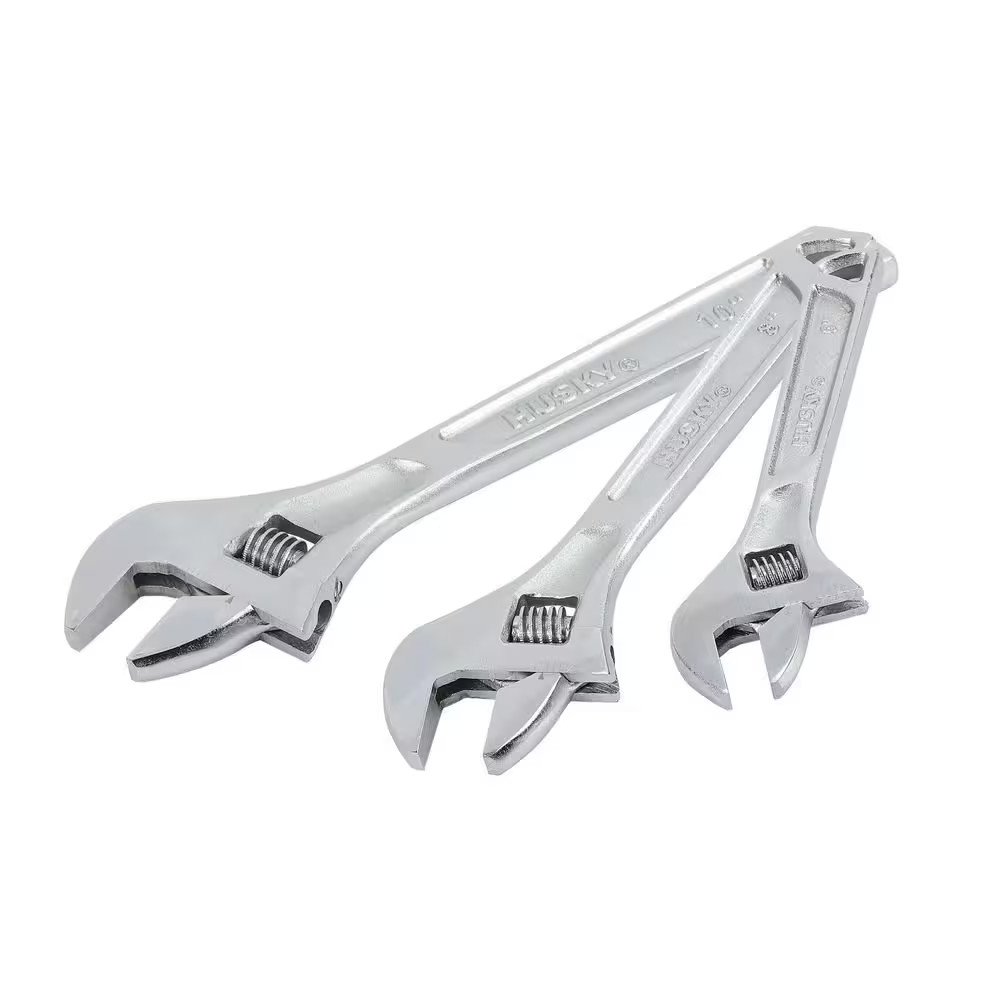 Locking Pliers Set and Adjustable Wrenches (3-Piece)