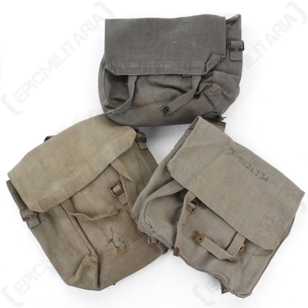 Original British 37 Pattern Grey Heavy-Duty Canvas Small Pack