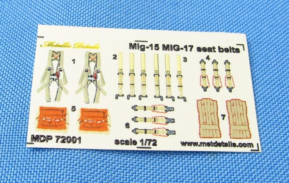 1/72 Metallic Details MDR7287 Ejection seat KK-2