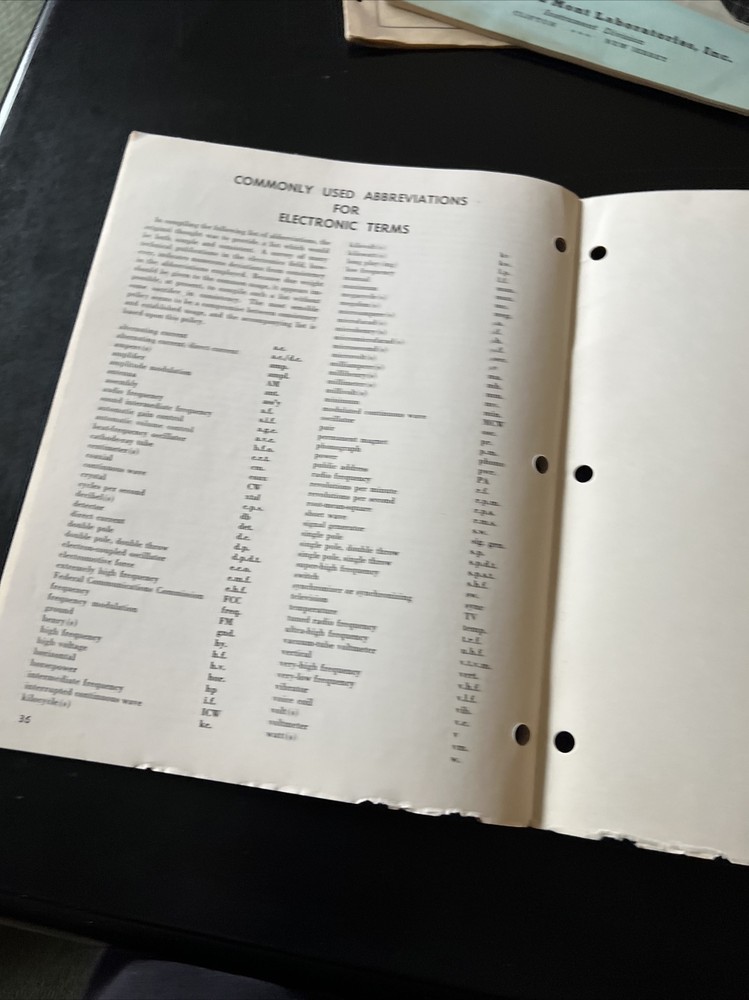 1952 PHILCO Radio home study, electronics reference manual brochure