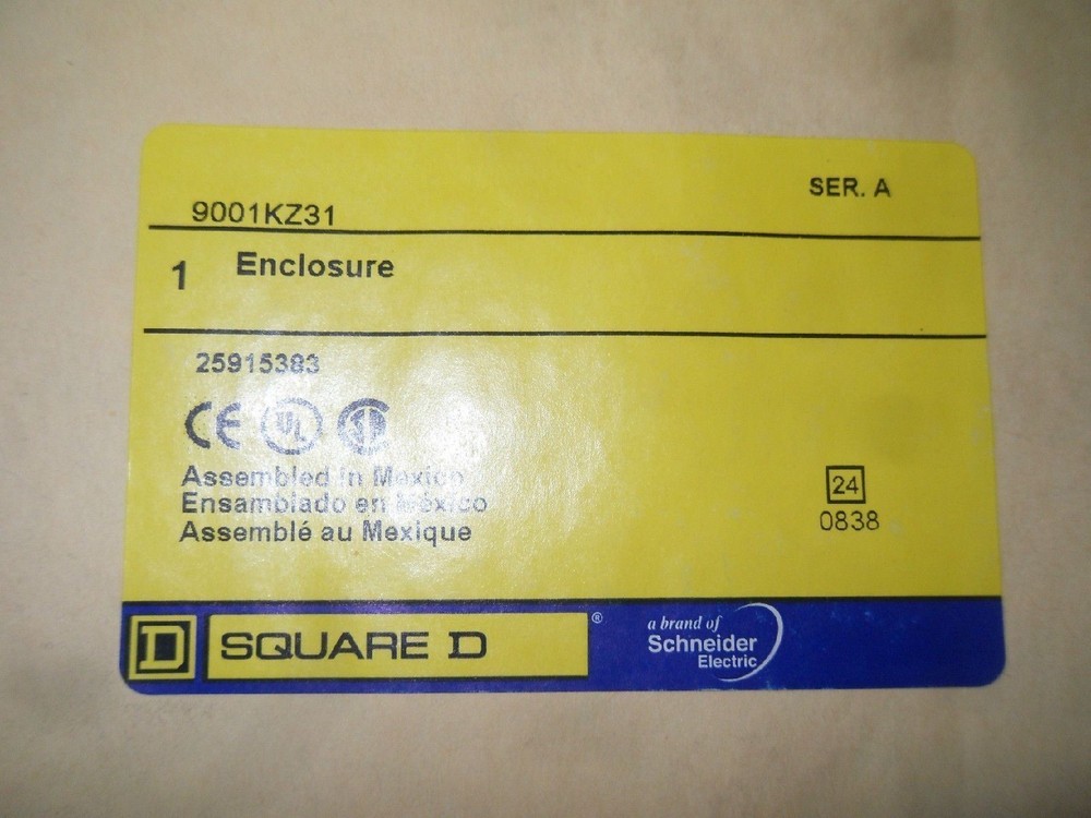 Square D 9001KZ31 Control Station Enclosure