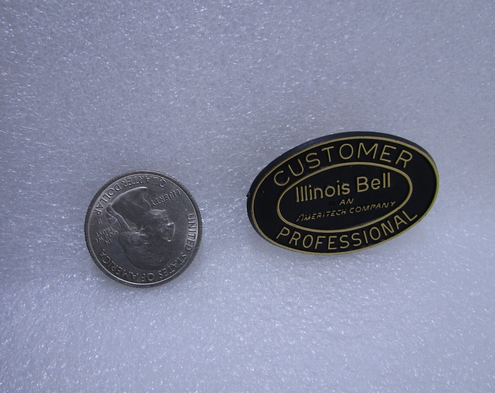 Illinois Bell Customer Professional Plastic Pin